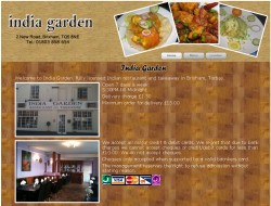 India Garden Indian restaurant and takeaway in Brixham