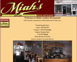 miah's indian restaurant